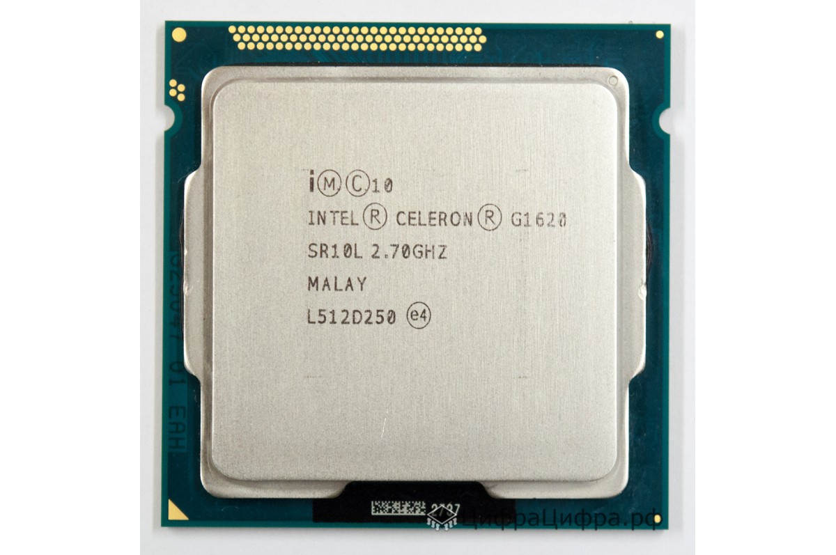 Купить процессор Socket 1155 Celeron G1620 (LGA1155, 2.70, 2M, SR10L) с  гарантией и доставкой по России в интернет-магазине Цифра-Цифра.рф